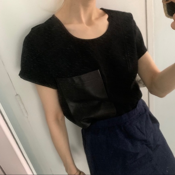 RAG & BONE black top leather front pocket XS - Picture 2 of 11